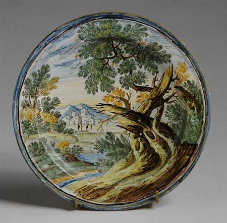 Lot image - Italian Maiolica Plate