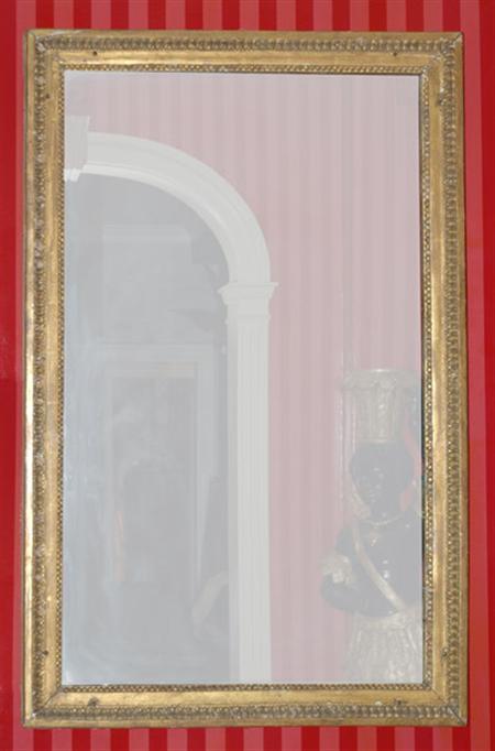 Lot image - Louis XVI Gilt-Wood Mirror