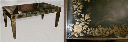 Lot image - Neoclassical Style Eglomise Coffee Table