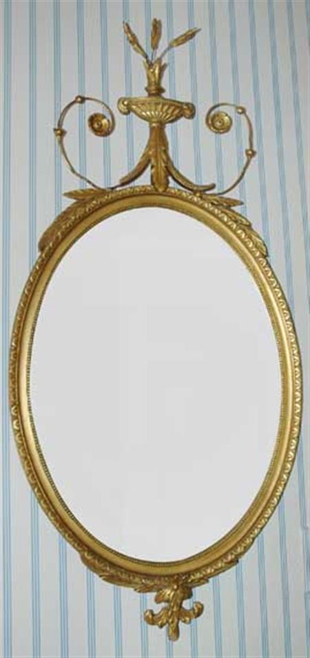 Lot image - George III Style Gilt-Wood Mirror