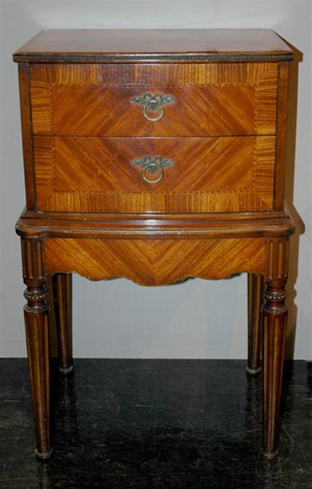 Lot image - Louis XVI Style Kingwood Bedside Table