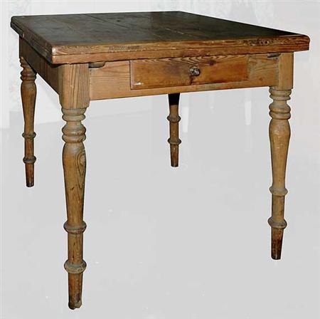 Lot image - Country Style Stripped Pine Extension Dining Table