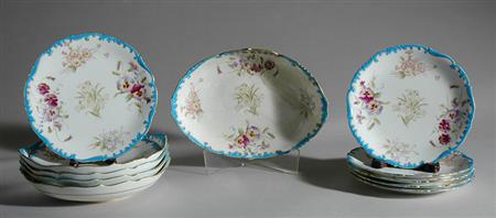 Lot image - Cauldon Porcelain Partial Dessert Service
