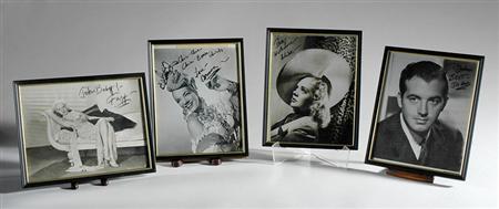 Lot image - Miscellaneous Group of Movie Star Photographs