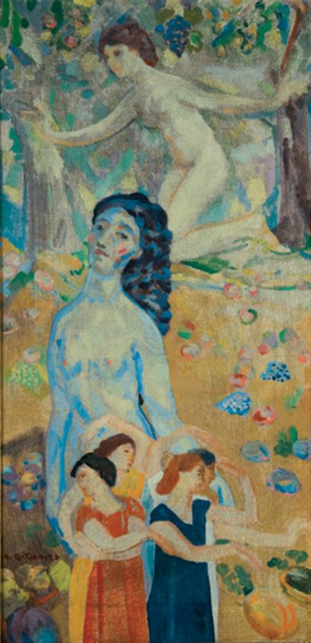 Lot image - Arthur Bowen Davies American, 1862-1928 The Dance