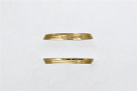 Lot image - Pair of Gold Band Rings