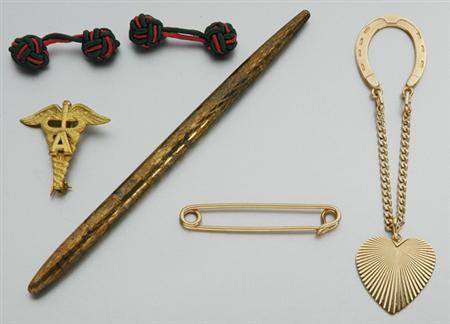 Lot image - Group of Assorted Items and Gentlemans Costume Jewelry