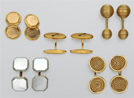 Lot image - Lot of Assorted Gentlemans Jewelry