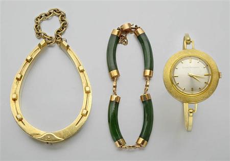 Lot image - Group of Gold Jewelry