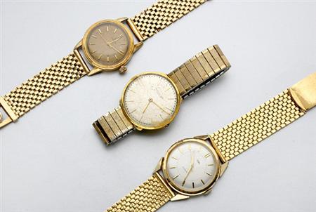 Lot image - Three Gentlemans Wristwatches