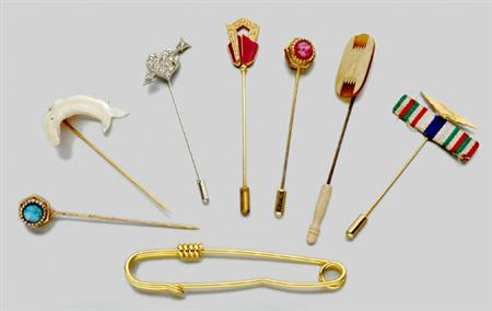 Lot image - Lot of Gentlemans Cufflinks and Tie Bars