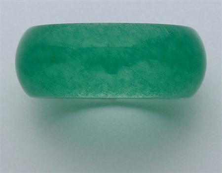 Lot image - Simulated Jade Band Ring