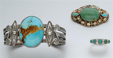 Lot image - Group of Turquoise Jewelry