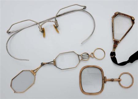 Lot image - Five Assorted Eyeglass Items