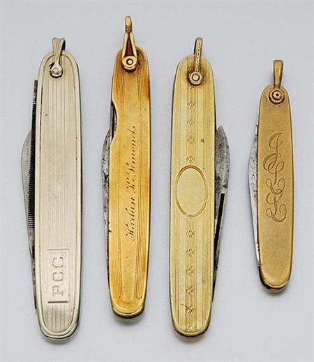 Lot image - Four Pen Knives