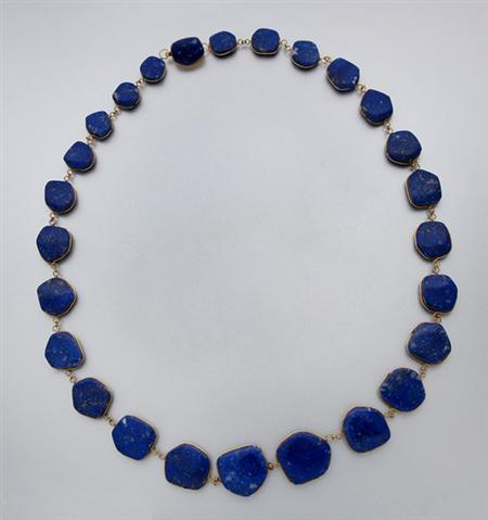 Lot image - Lapis Necklace