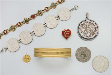 Lot image - Group of Coins and Assorted Jewelry