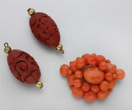 Lot image - Group of Coral Jewelry