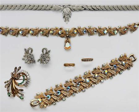 Lot image - Group of Assorted Gold and Costume Jewelry