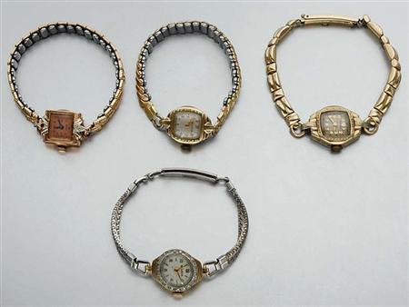 Lot image - Four Wristwatches