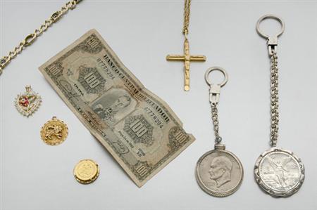 Lot image - Group of Assorted Jewelry, Coins and Currency