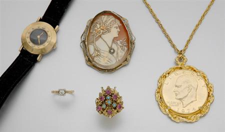 Lot image - Group of Assorted Jewelry and Costume Jewelry