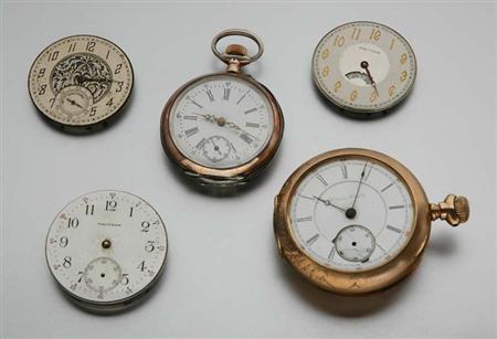 Lot image - Group of Pocket Watch Movements
