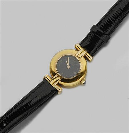 Lot image - Silver and Vermeil Wristwatch