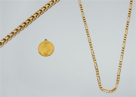 Lot image - Group of Gold Jewelry