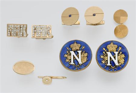 Lot image - Group of Gentlemans Jewelry