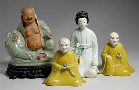 Lot image - Group of Chinese Porcelain Articles