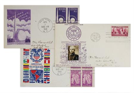 Lot image - 1930 to 1950 United States First Day Covers