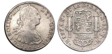 Lot image - Americas First Dollar, 8 Reales