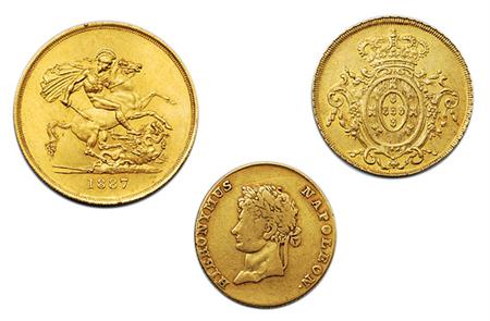 Lot image - Gold and Silver Coin and Medal Group