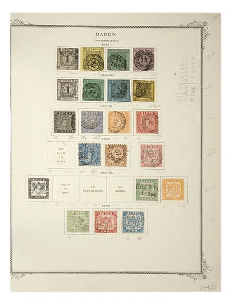 Lot image - German States Stamp Collection