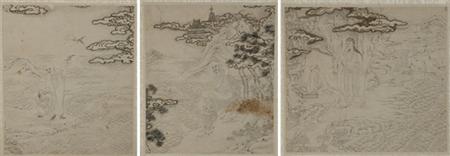 Lot image - Chinese Album of Luohan Paintings