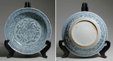 Lot image - Chinese Blue and White Dish