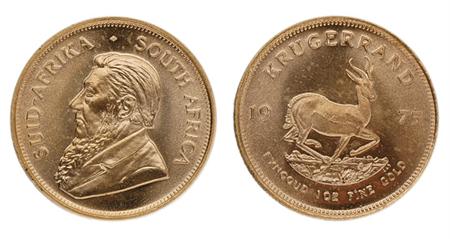 Lot image - South Africa: One Ounce Krugerrand