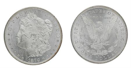 Lot image - 1879 S Morgan Dollars