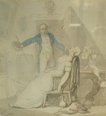 Lot image - Circle of Thomas Rowlandson