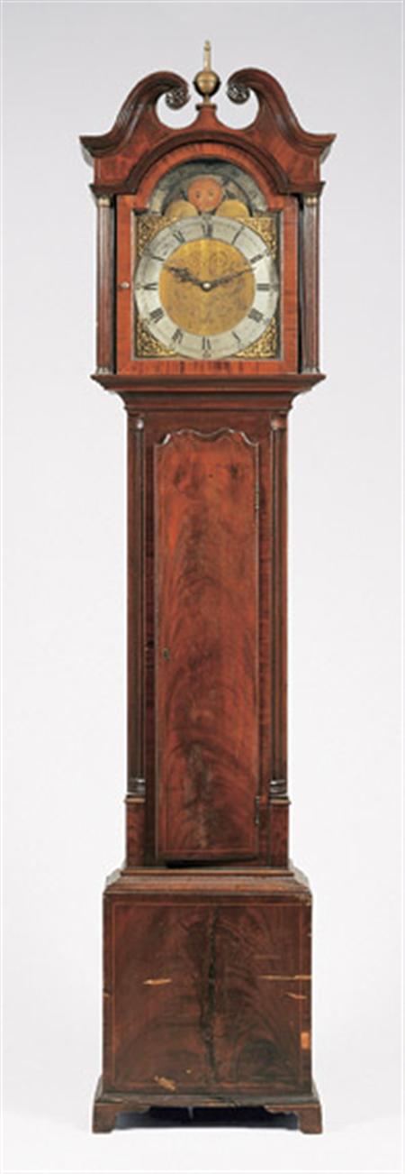 Lot image - George III Mahogany Tall Case Clock
