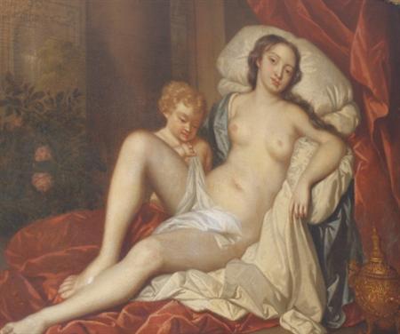 Lot image - After Sir Peter Lely Portrait of a Lady as Venus