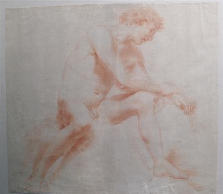 Lot image - Italian School 18th Century Academic Nude