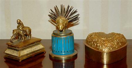 Lot image - Miscellaneous Group of Table Ornaments