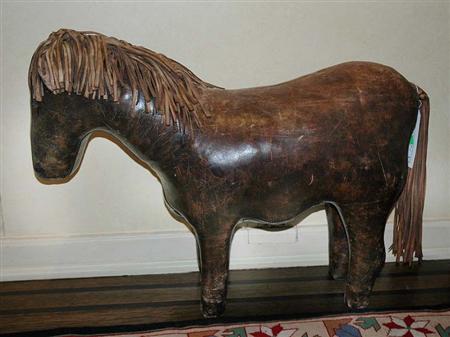 Lot image - Leather Model of a Miniature Pony