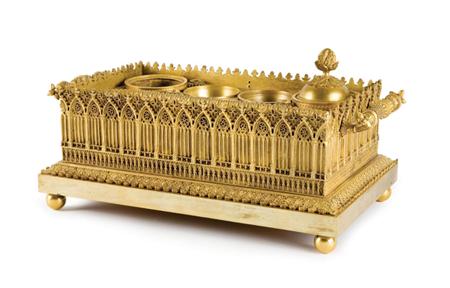 Lot image - Charles X Gilt-Bronze Standish