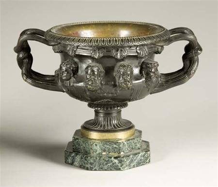 Lot image - Continental Neoclassical Style Bronze Urn