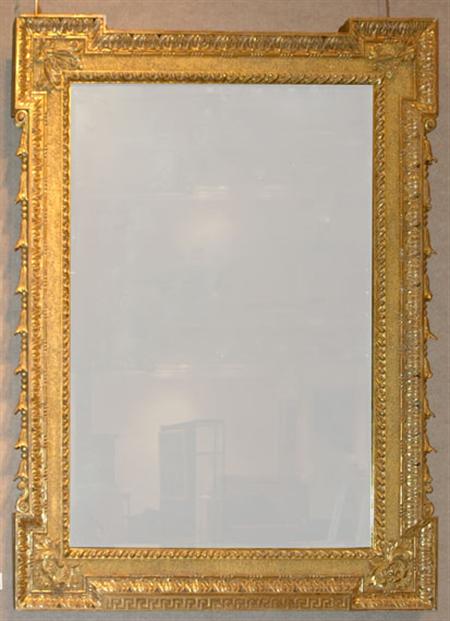 Lot image - Louis XVI Style Gilt-Wood Mirror