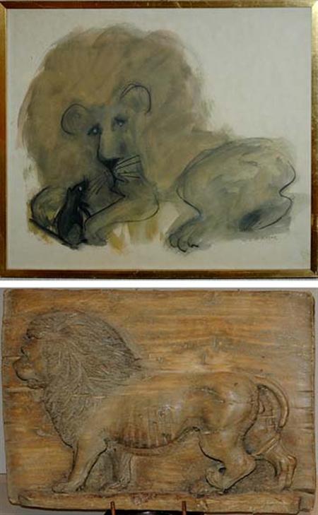 Lot image - Lion and a Mouse
