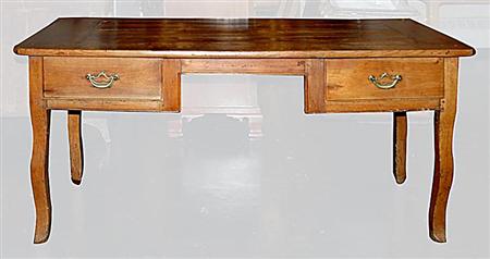 Lot image - Provincial Louis XV Fruitwood Writing Desk